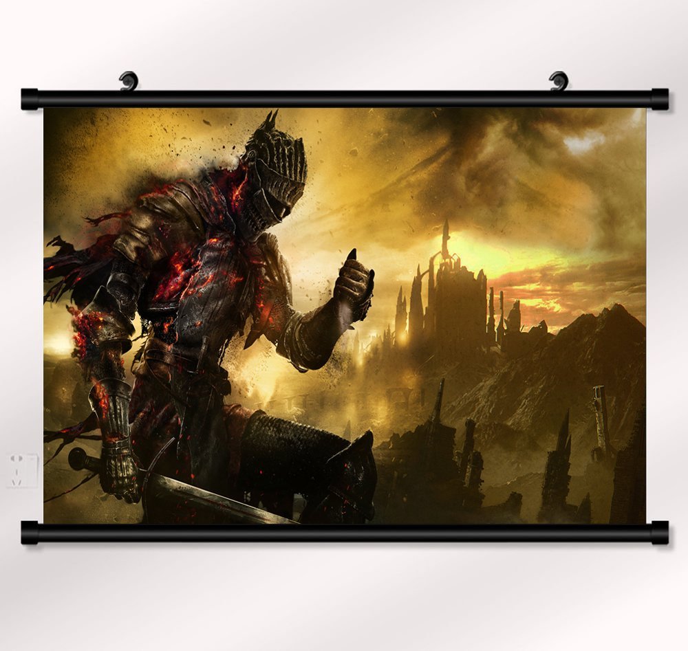 Amazon｜Dark Souls 3ウォールスクロールポスター37 x 20インチ